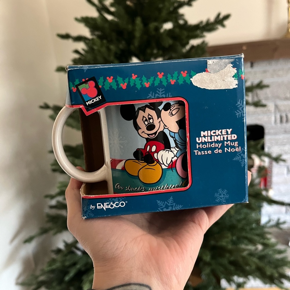 Vintage Disney Mickey Unlimited Holiday Mug